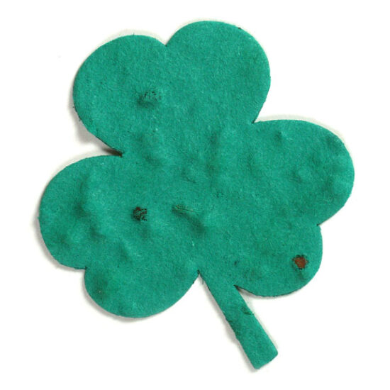 seed paper clover leaf