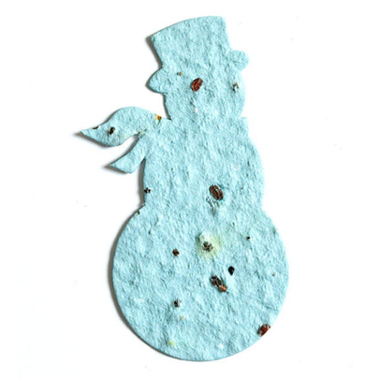 seed paper snowman 2