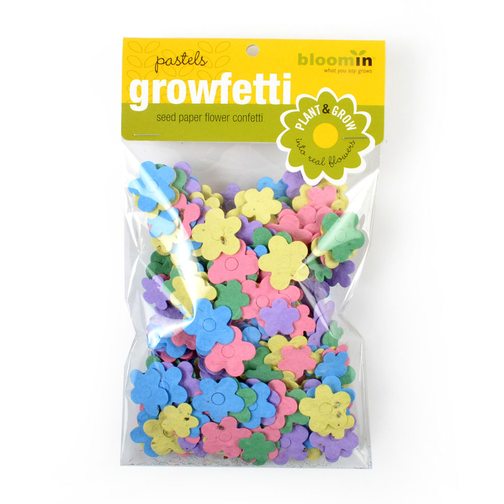 seed paper flower confetti