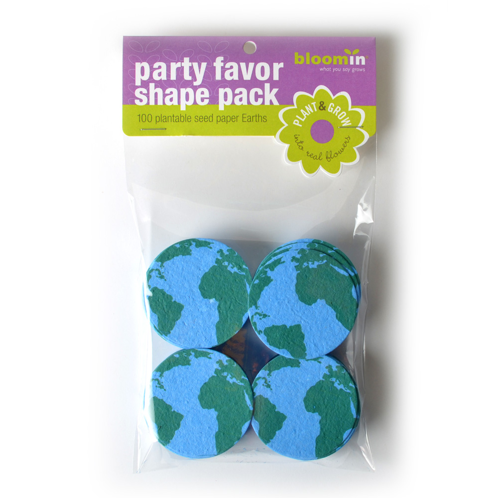 seed paper earth shapes